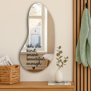Nálepka na zrkadlo S3 – You are kind, smart, beautiful, enough. (Handwritting)