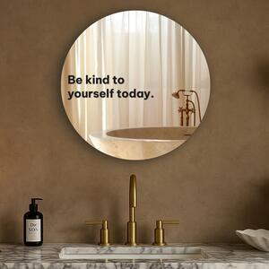 Nálepka na zrkadlo S26 – Be kind to yourself today