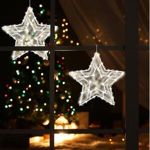 FK technics LED Vianočná dekorácia do okna 35xLED/3xAA teplá biela FK0240 + záruka 3 roky zadarmo