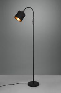 Stojatá lampa TOMMY Black, 1/E14, H130cm
