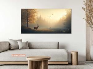 Karlsdesign.sk - Obraz na stenu | Lesná harmónia rána - 20x40