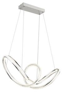 Závesné svietidlo LED 2700–6000K chrómová IP20 GLOBO lighting EVANGELINE 67440H časovač