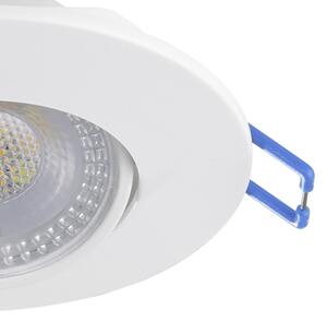 Eglo 300186 - Sada 7xLED zapustené podhľadové svietidlo GEDREZ LED/4,9W/230V pr. 9 cm biela