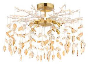 Stropné svietidlo 8x G9 zlatá, jantárová IP20 GLOBO lighting DANNA 64132-8D