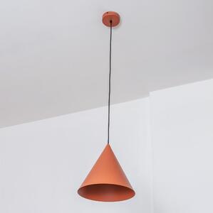 Luster na lanku ETNA II 1xE27/15W/230V pr. 18,5 cm oranžový