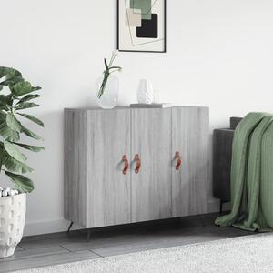 Komoda sivý dub sonoma 90x34x80 cm kompozitné drevo