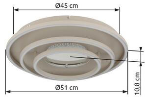 Stropné svietidlo LED 3000 / 4000 / 6000K piesková IP20 GLOBO lighting LAWANDA 48564-40S