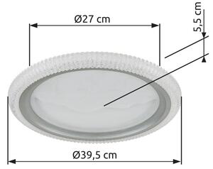 Stropné svietidlo LED 3000 / 4000 / 6500K šedá IP20 GLOBO lighting ODESSA 48494-28