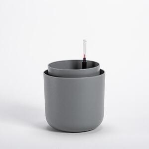 Plastia samozavlažovací kvetináč Tolita sivý Ø 13 cm