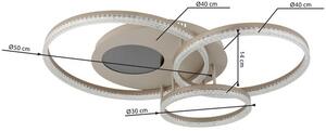 Stropné svietidlo LED 3000K cappuccino IP20 GLOBO lighting SANFORD 48480-40