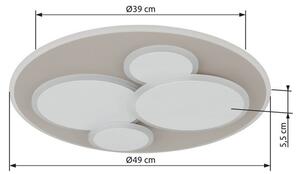 Stropné svietidlo LED 3000K piesková IP20 GLOBO lighting MONTY 48475S