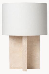 Stolová lampa's ľanovým tienidlom Gijon