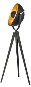 Stojacia lampa 1x E27 čierna, zlatá IP20 GLOBO lighting BOWY 40150145X