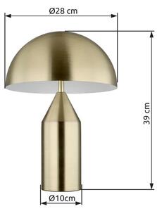 Stolná lampa 2x E27 mosadzná IP20 GLOBO lighting ATOMA 21030M