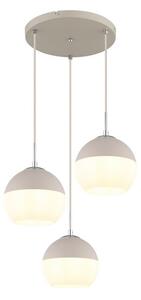 Závesné svietidlo 3x E27 piesková, opálová IP20 GLOBO lighting RAGUSA 15999-3HR