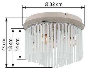 Stropné svietidlo 5x E14 piesková IP20 GLOBO lighting GORLEY 15698DB