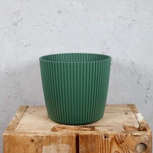 Prosperplast plastový kvetináč Milly round pine green Ø 14 cm