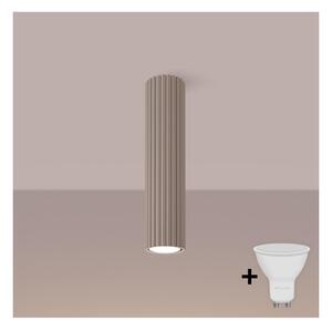 Brilagi - LED bodové svietidlo CRESTO 1xGU10/10W/230V 30 cm taupe