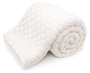 ARÔME HOME Luxusná deka, Diamond biela ARÔME HOME
