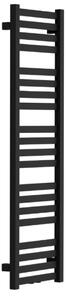 Excellent Horos kúpeľňový radiátor rebríkový 121x35 cm čierna GREXHO12135BL
