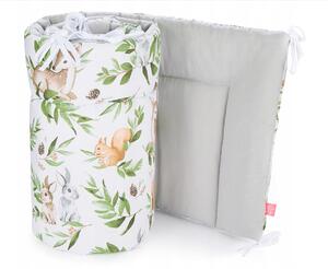 Vulpi Mantinel do postieľky 180x30 Baby Boom Farba: srnka-zajačik-veverička
