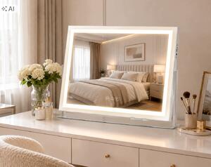 LED zrkadlo Hollywood 58 × 46 cm