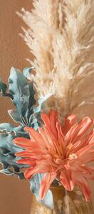 1P189 Umelá kvetina Dahlia, Orange, H73cm