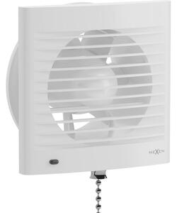 Mexen EXS 120 kúpeľňový ventilátor, spínacia šnúrka, biely - W9604-125K-00