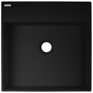 Deante Correo umývadlo 40x40 cm štvorec pultové umývadlo čierna CQR_NU4S