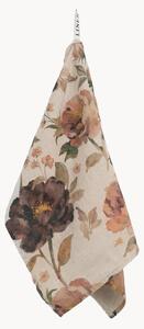 Ľanová kuchynská utierka Vintage Roses