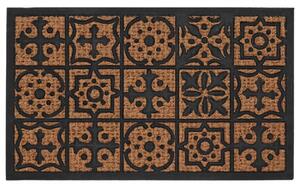 Esschert Design Rohožka MOSAIC 75x45 cm hnědá/černá