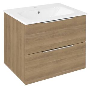 Sapho Sapho, CIRASA umývadlová skrinka 59,2x52x46cm, dub cuneo, CR611-2525