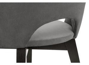 Jedálenská stolička BOVIO 86x48 cm šedá/buk