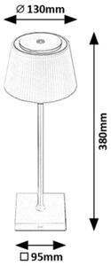 Rabalux Taena stolová lampa 1x4 W biela 76013