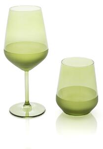 BRAHMS Green pohár na víno 490ml, SET 6ks