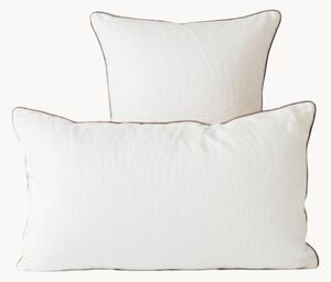 Ľanové obliečky na vankúše White Natural, 2 ks