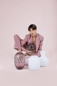 NINIVE Pink váza H29 cm