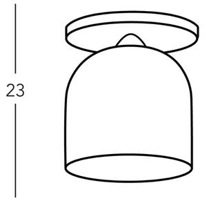 Kolarz A1352.11.Au - Prisadený luster NONNA 1xE27/60W/230V dub/biela/zlatá