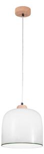 Kolarz A1352.31.G - Luster na lanku NONNA 1xE27/60W/230V dub/biela/zelená