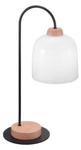 Kolarz A1352.71.W - Stolná lampa NONNA 1xE27/60W/230V dub/biela