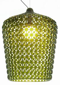 Kartell Kabuki – dizajnérska závesná lampa zelená