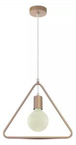 Luster na lanku 1xE27/60W/230V trojuholník