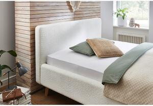 Biela čalúnená dvojlôžková posteľ 180x200 cm Mattis - Meise Möbel