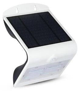 LED Solárne nástenné svietidlo so senzorom LED/3W/3,7V 3000/4000K IP65 biela