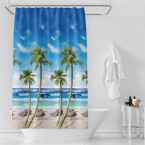 Kúpeľňový záves PALM BEACH
