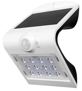 LED Solárne nástenné svietidlo so senzorom LED/1.5W/3,7V IP65 biela