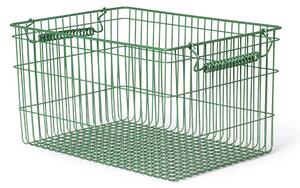 Ferm LIVING - Cala Stackable Baskets Set of 2 Verdant Zelená
