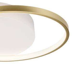 Stmievateľné stropné svietidlo BENITO LED/31W/230V 3000-6500K biela/zlatá