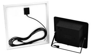 LED Stmievateľný solárny reflektor LED/20W/6,4V 4000K IP65 + diaľkové ovládanie