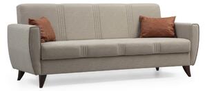 Hanah Home Rozkladacia trojmiestna pohovka Zaden 214 cm béžová